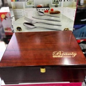 سرویس قاشق چنگال برند بیوتی مدل 128پارچه